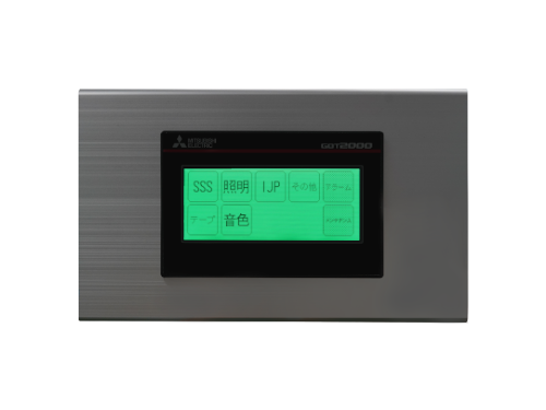 Touch panel for machine control